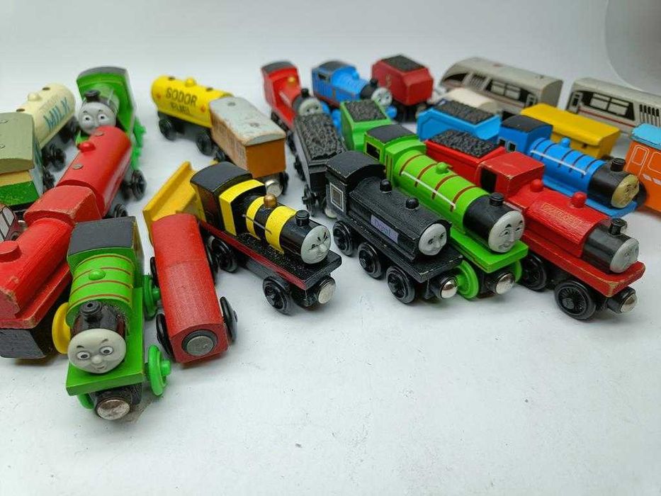 Drewniane Pociągi wagony parowozy Tomek i Przyjaciele na mages 159 zł