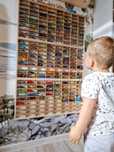 półka REGAŁ NA RESORAKI hot wheels samochodziki autka organizer