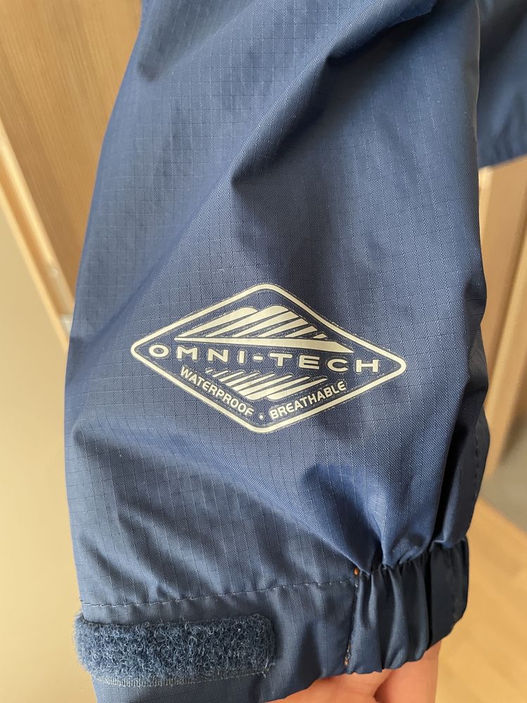 Granatowa kurtka przeciwdeszczowa Columbia rozm. M unisex