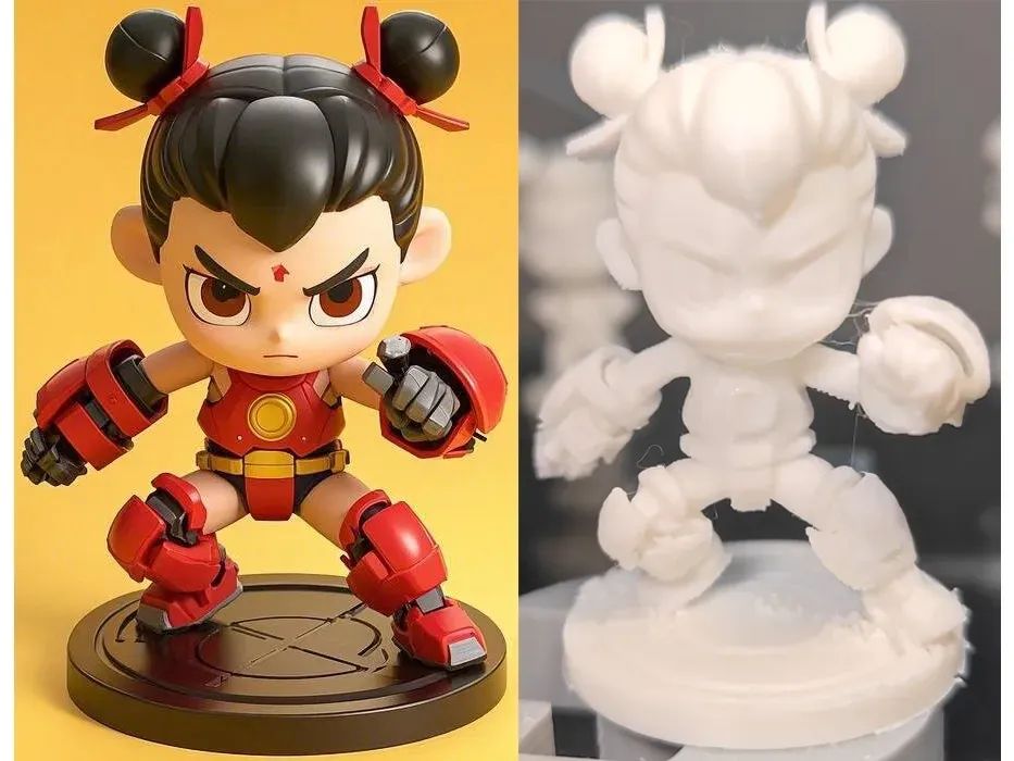 Nezha em Armadura de Combate Estilo Q-Version