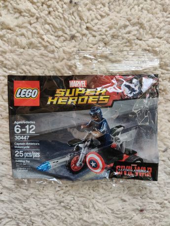Lego Marvel Super Heroes 30447 Motocykl Kapitana Ameryki