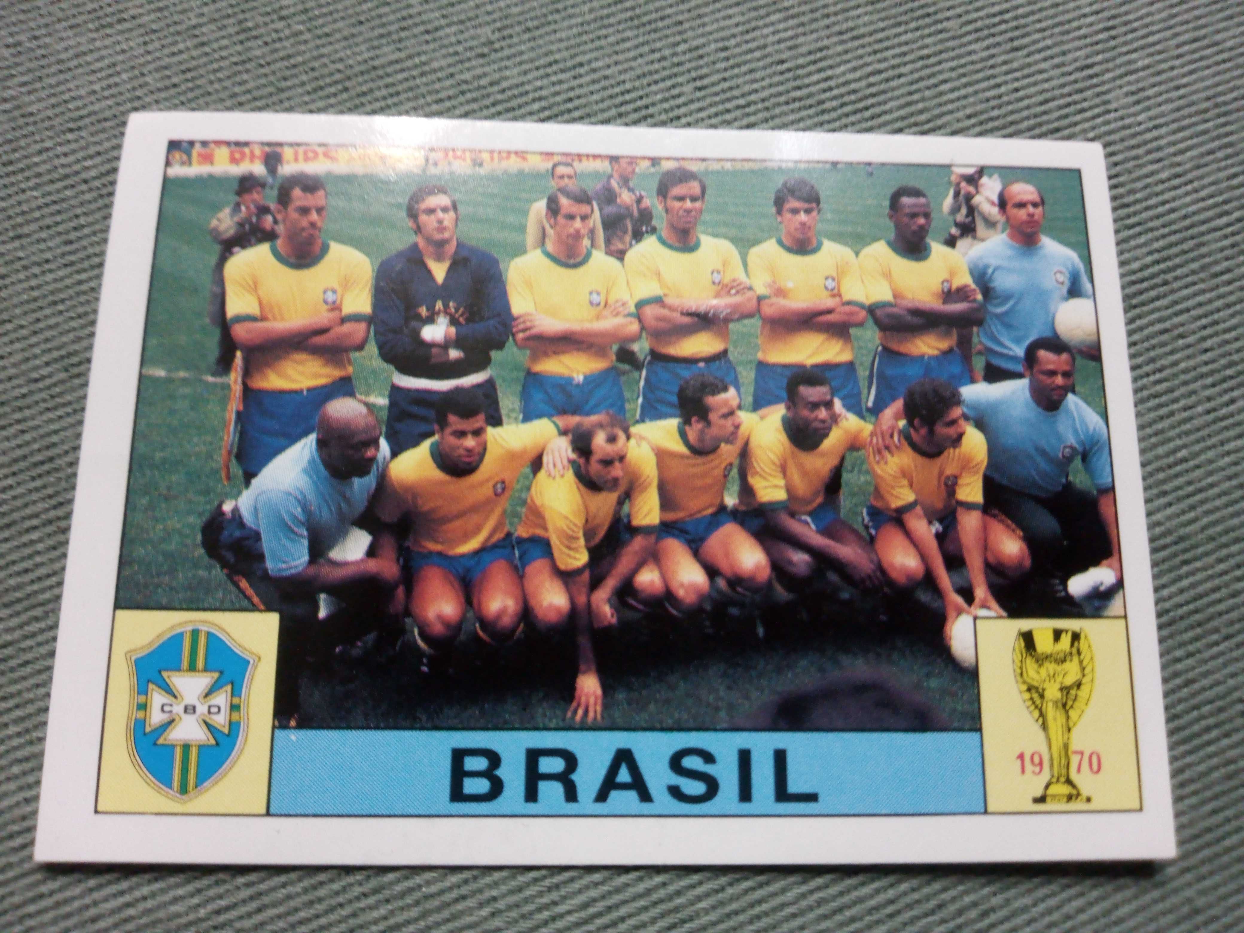 Cromo Panini World Cup Story da Seleção do Brasil no Mundial 70