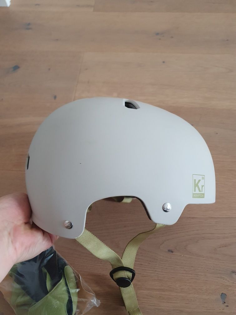 Kask ALK 13 Krypton Cream Grey L/XL - rolki, bmx, deskorolka