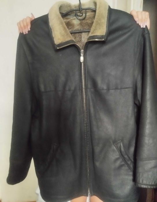 Продам чоловічу, кожану ,натуральну дубленку ,оригінал! Стан гарний