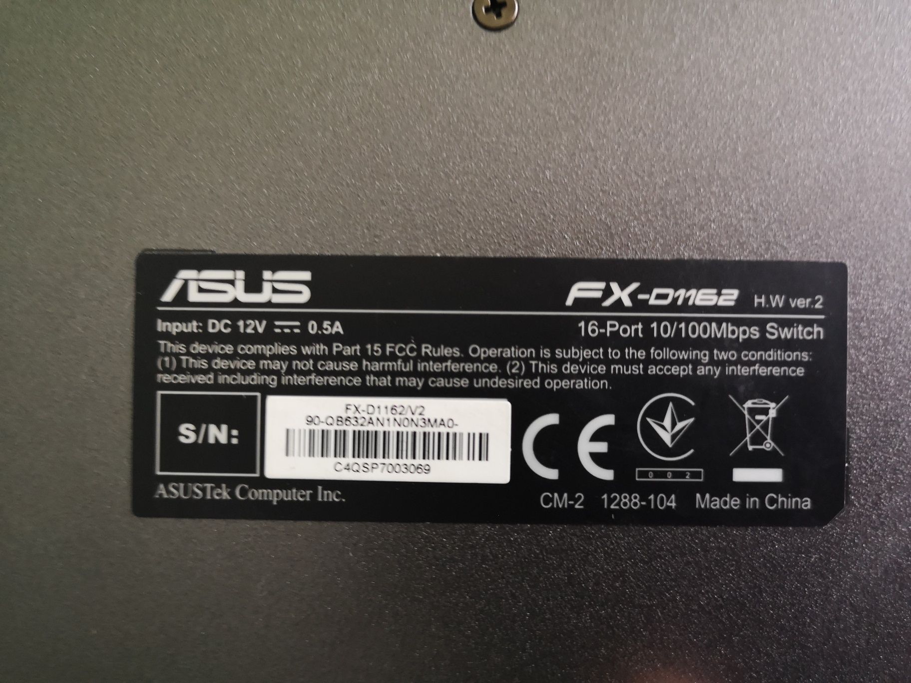 ASUS 16p FX-D1162 (16x10/100Mbit)