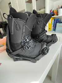 Conjunto Fixações Burton Malavita Re:Flex e Botas Burton Ruler 42,5