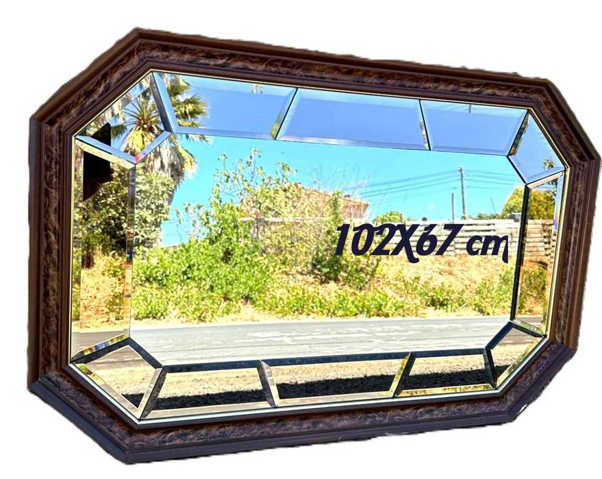 espelhos antigos (anos 70) para suspensão em parede