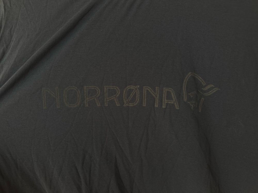 Koszulka Norrona S tshirt granatowa logowana viking tech sportowa