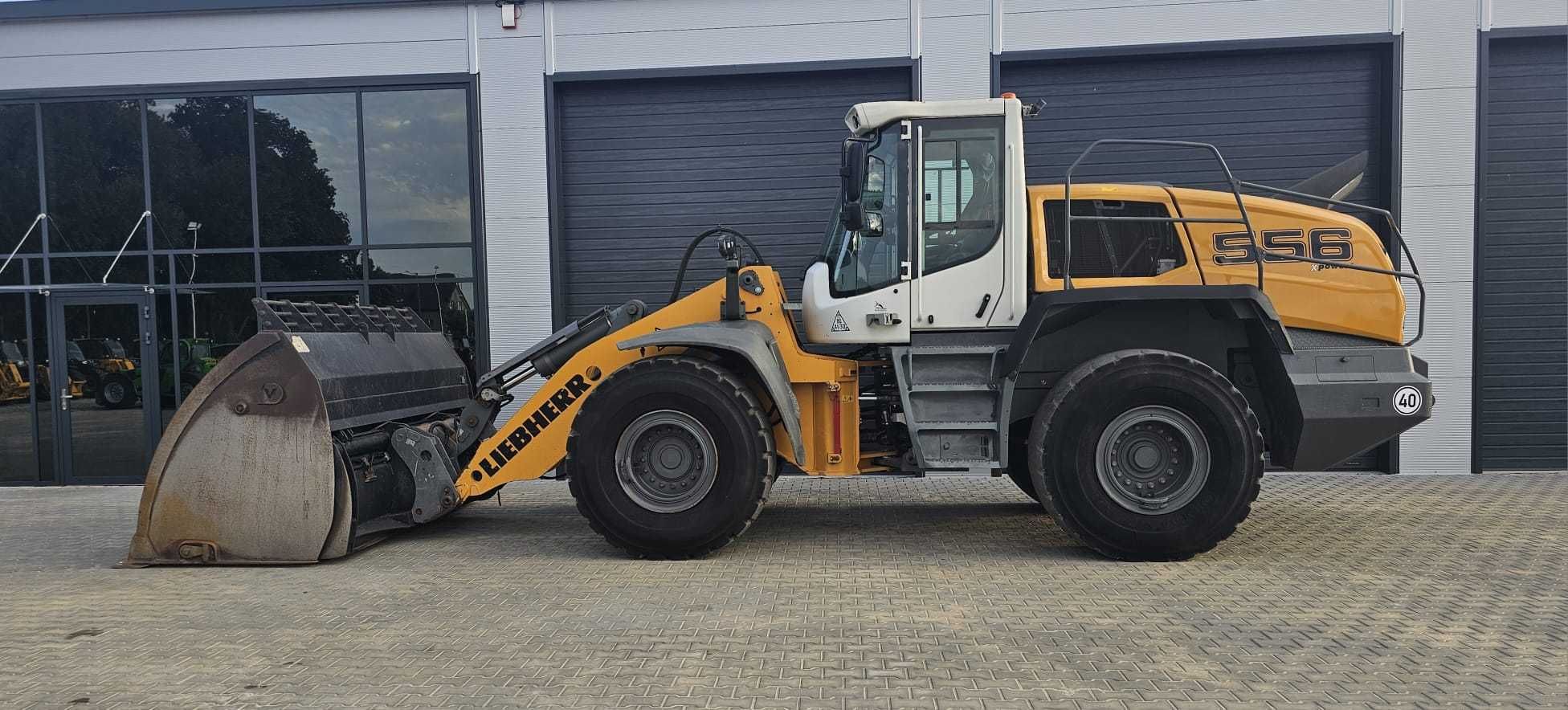 LIEBHERR L556 XPOWER 2019r Łyżka Wysoki Wysyp Szybkozłącze Centr. Smar