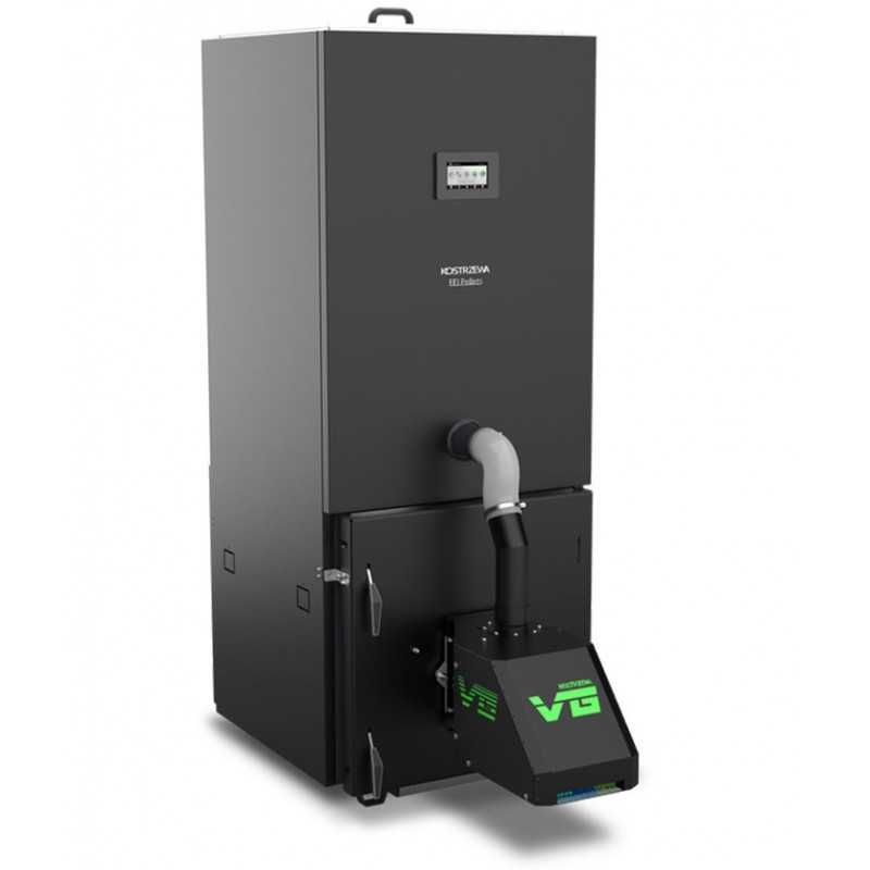 PROMOCJA Kocioł KOSTRZEWA EEI Pellets 12kW Piec+ GRATIS Panel pokojowy
