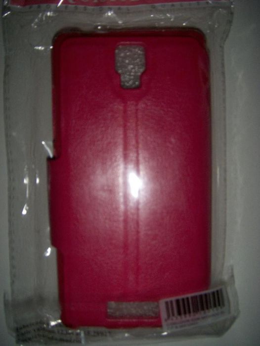 Capa flip rosa para meo A65