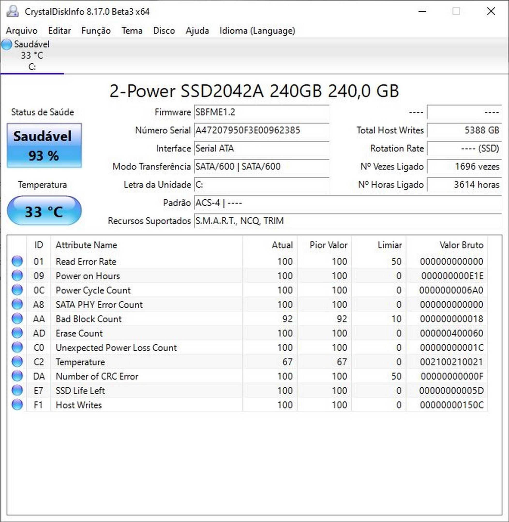 Toshiba Satellite Skullcandy 15.6" i7/8GB/240SSD como Novo