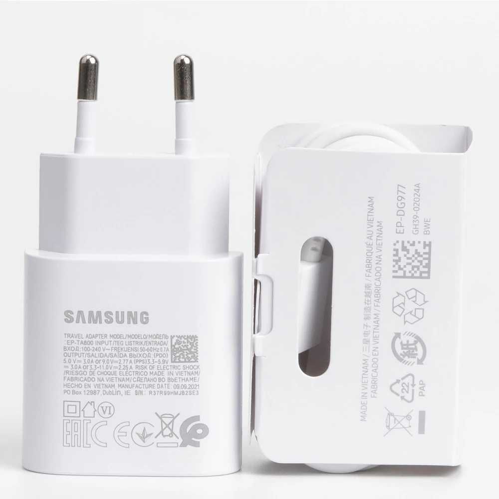 Зарядное устройство для быстрой зарядки Type-C 25W Samsung