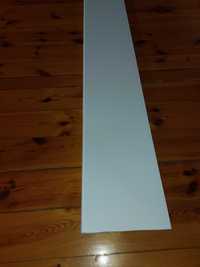 Parapet wewnętrzny plastikowy biały 150 x 25 x 2 cm