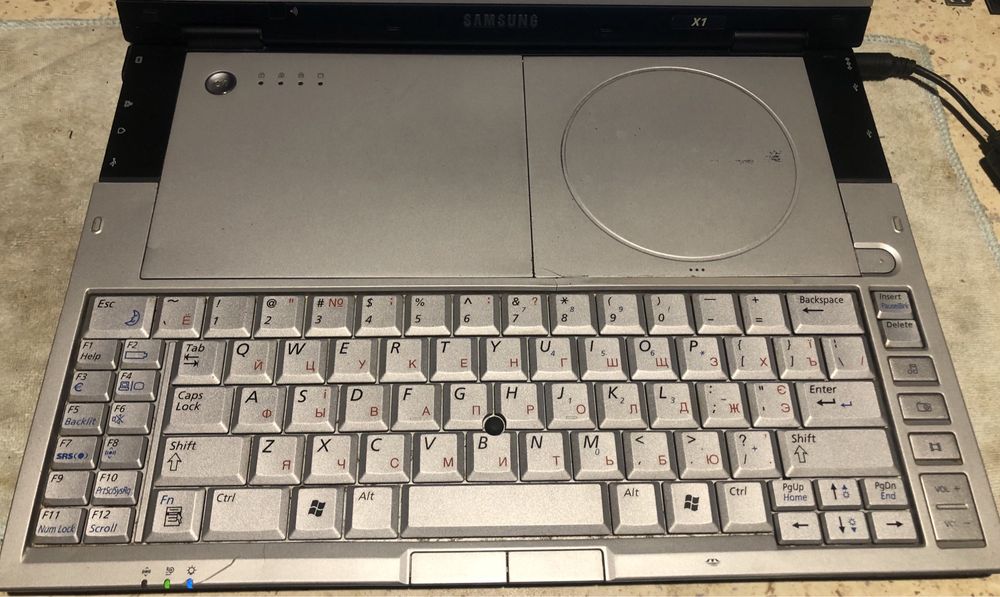 Ноутбук Samsung X1 Раритетный и редкий ультрабук 2005 г
