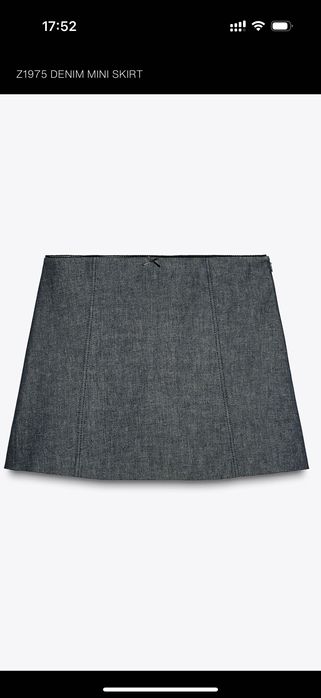 Джинсова спідниця Zara S-M