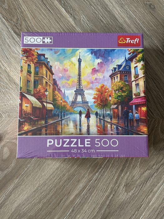 Puzzle 500 Trefl Paryż, nowe, zafoliowane, Wawa