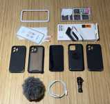Iphone 12 Pro MAX 256 + RODE videomic me / Quad Lock/ duży zestaw
