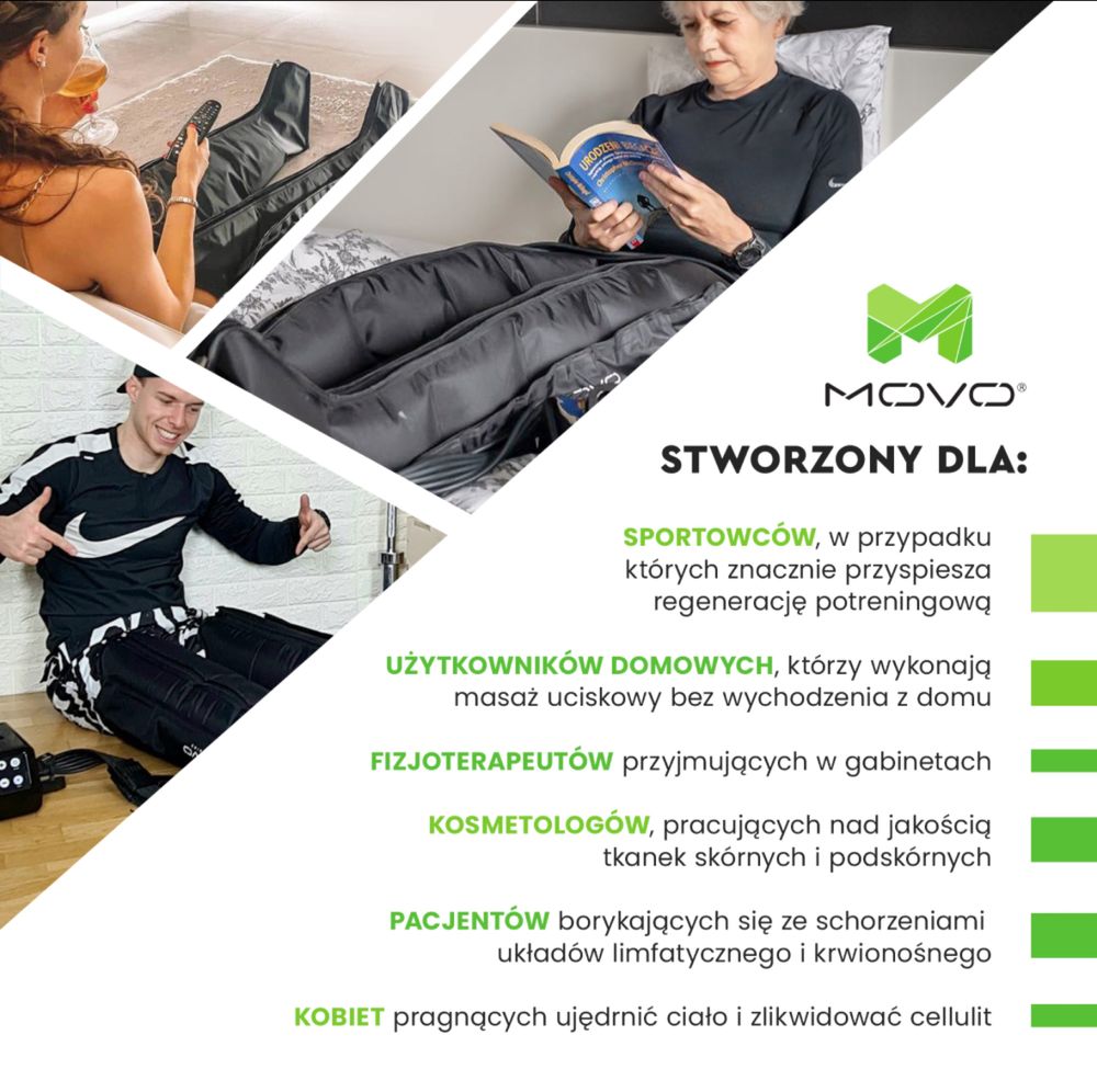 WYNAJEM - MOVO - Compression Pump Premium 6 – Zestaw Do Presoterapi