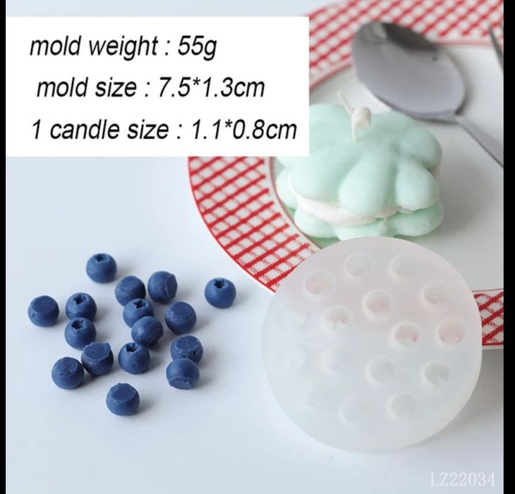 Foremka silikonowa jagody