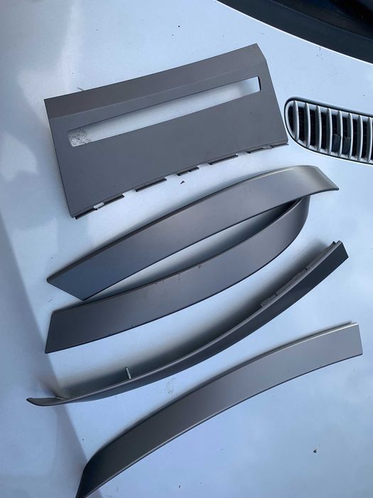 Bmw 5 e60 e61 przed lift listwy dekory wnętrza komplet Europa + gałka