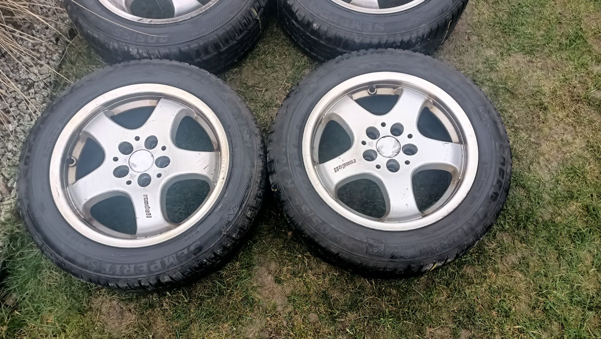 Koła zimowe felgi 16 Rondell 5x112 et35 Vw Mercedes Audi Skoda