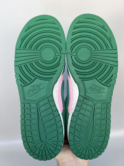 Оригінальні кросівки Nike Dunk Low Se Green/Pink 45р.29см.