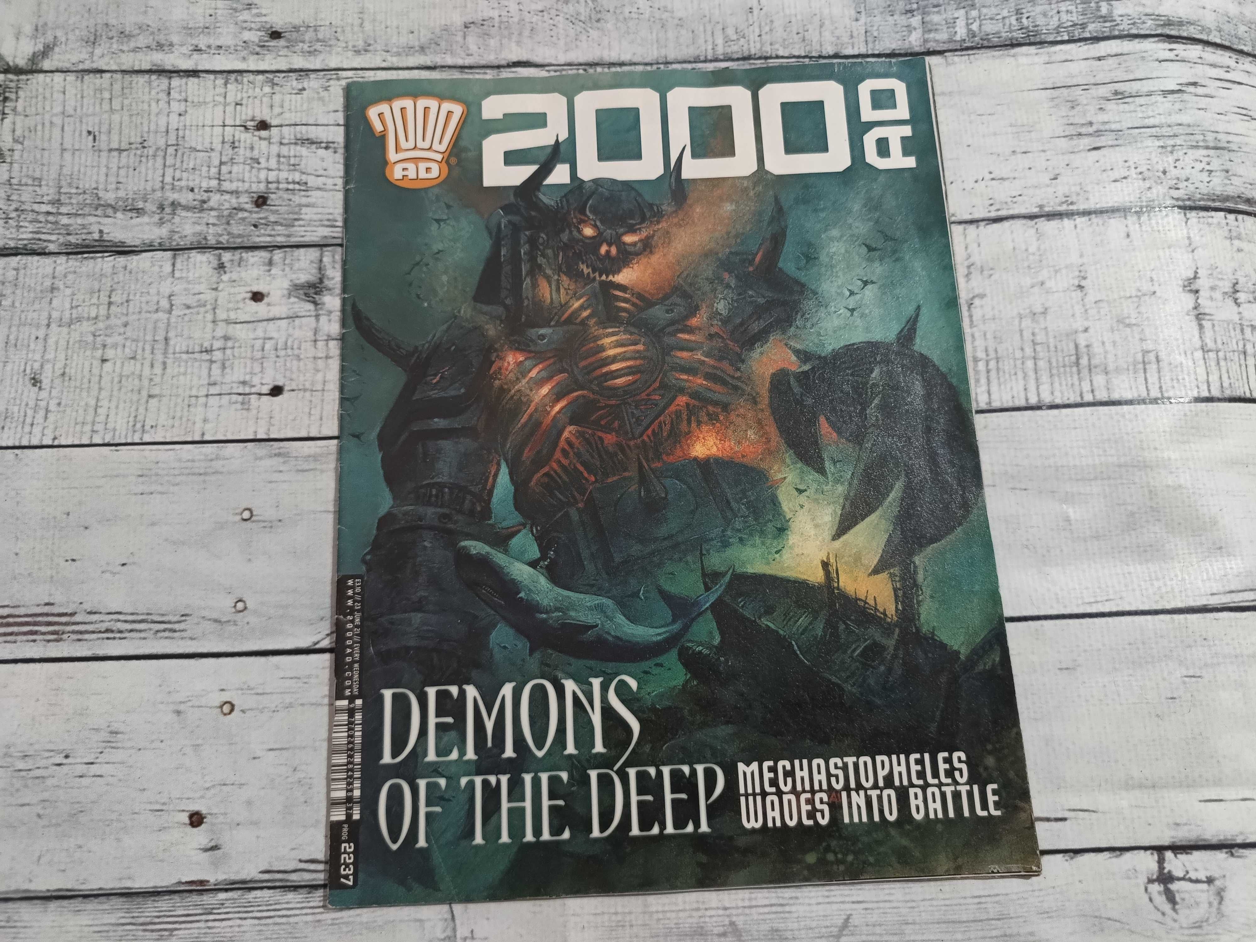 Комікси англійською Demons of the Deep 2000AD