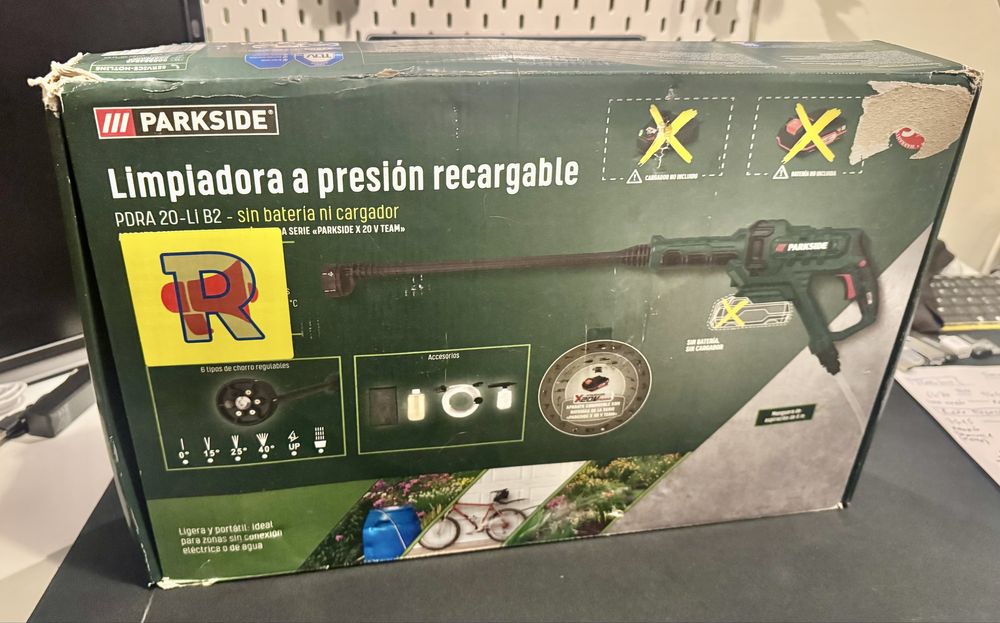 Lavadora a Jato Parkside (sem Bateria)