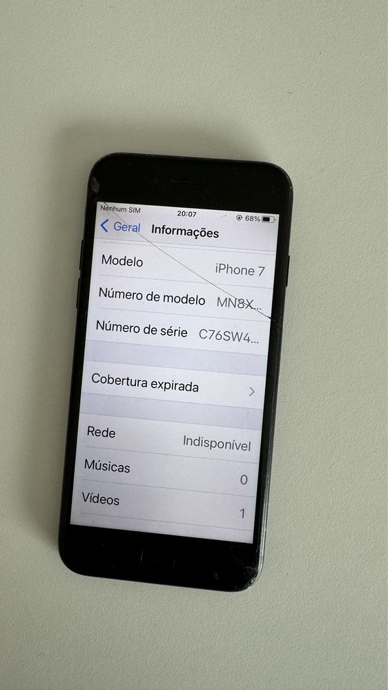 Iphone 7, 32gb, operadora nos