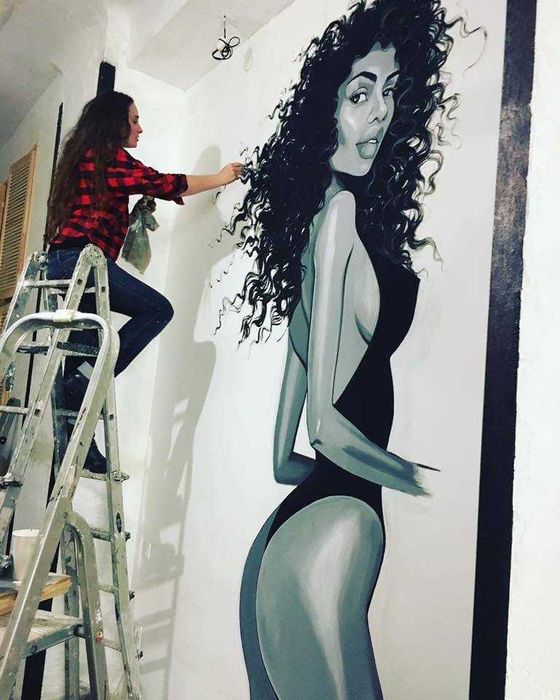 Роспись стен квартир, домов, офисов, ресторанов.