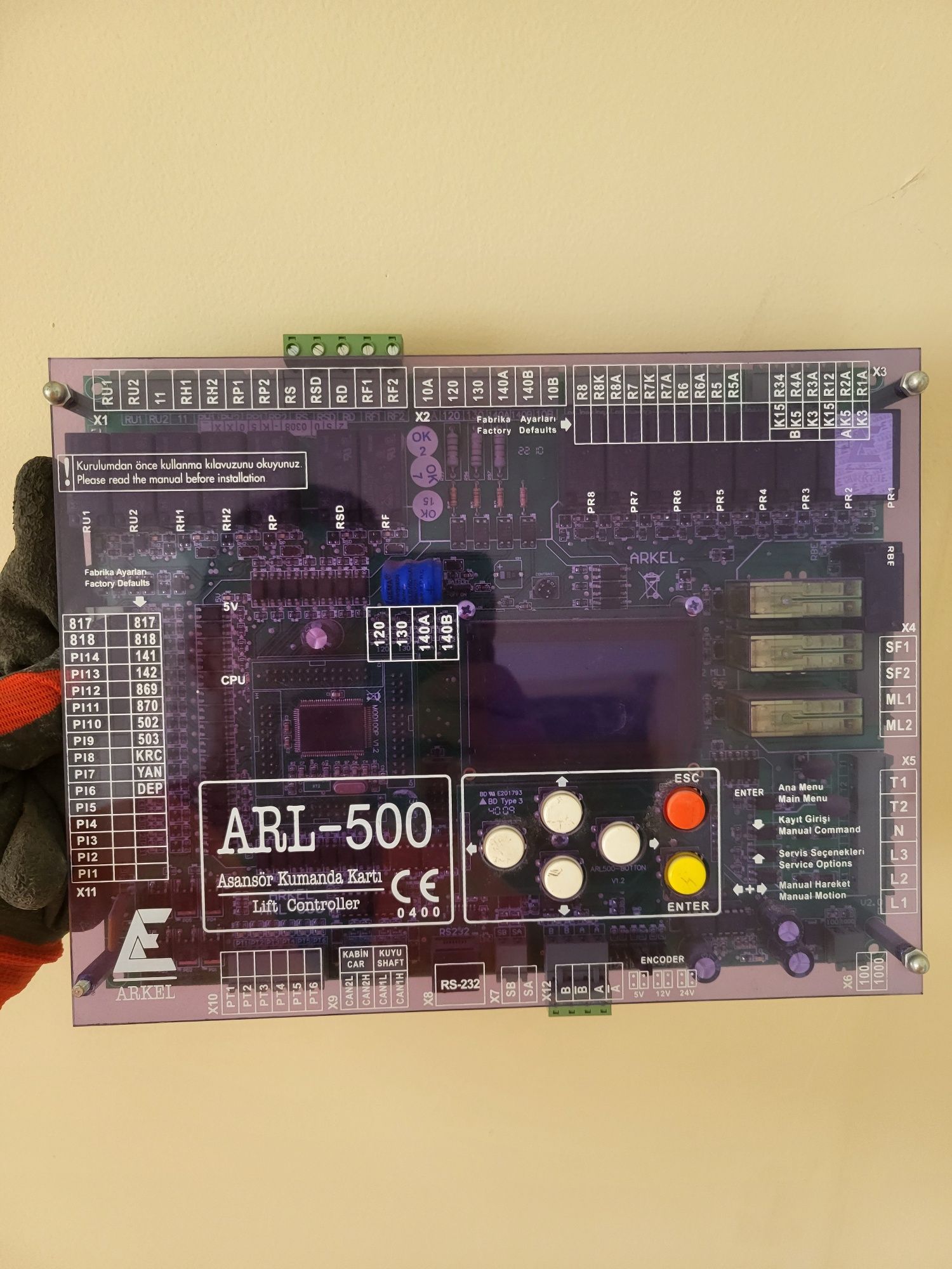 Arl 500 sterownik dźwigu arkel