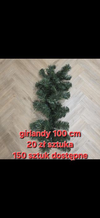 Girlandy, sztuczne gałązki, gałązki na święta