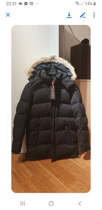 Kurtka puchowa parka Tommy Hilfiger oryginał rozm M/L 90% puchu