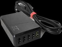 Ładowarka sieciowa z szybkim ładowaniem 52W 5 PORTÓW USB