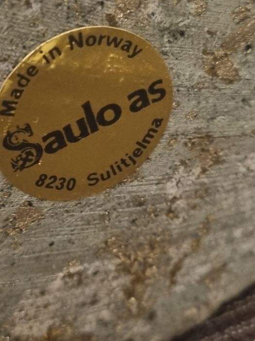 Piryt/brąz minimalistyczny świecznik Saulo/Norwegia