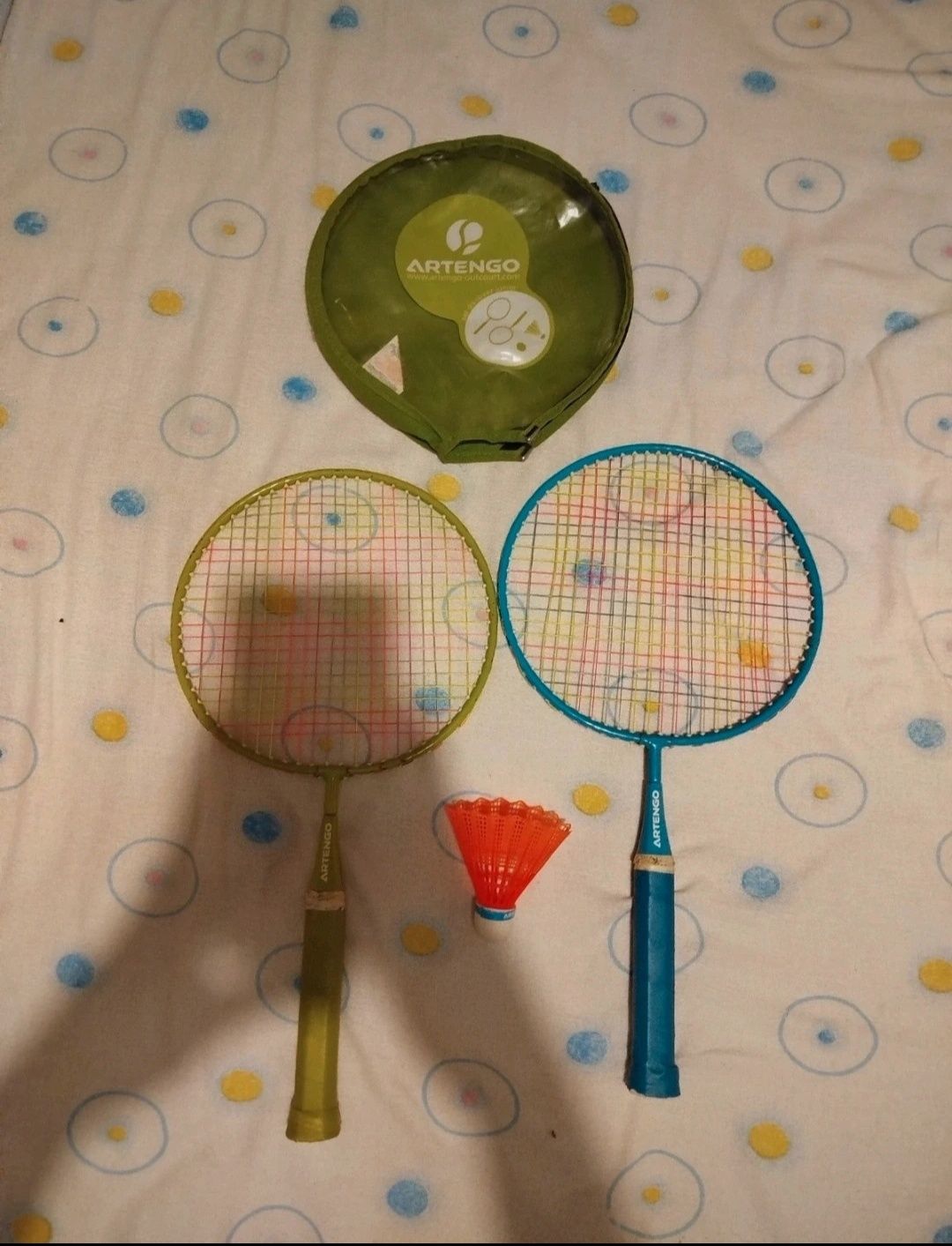 Conjunto de raquetes de badminton infantil Artengo