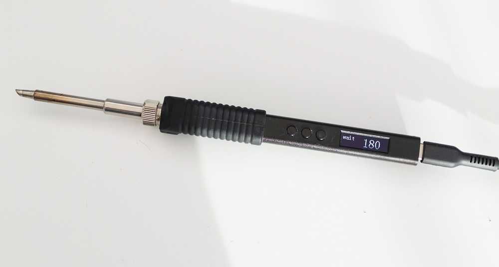 Розумний паяльник JV100 з індуктивним сенсором T12, 72W, PD/QC, DC5521