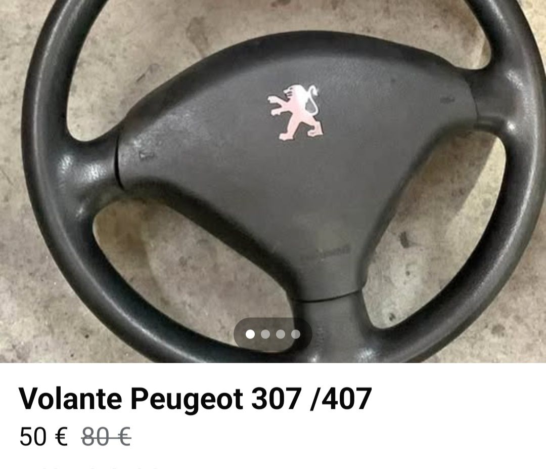 Vendo volante Peugeot 307/407