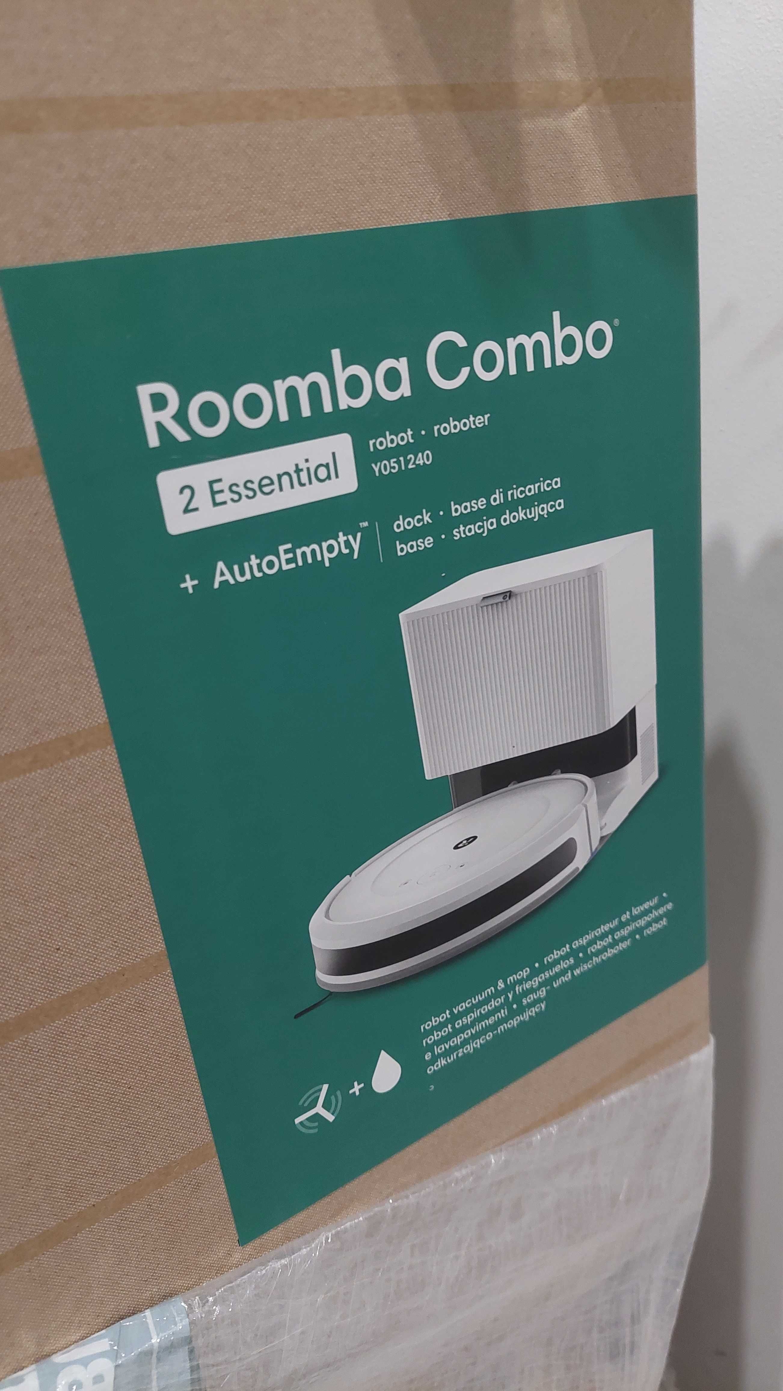 Robot sprzątający iRobot Roomba Combo Essential 2 mop + Stacja