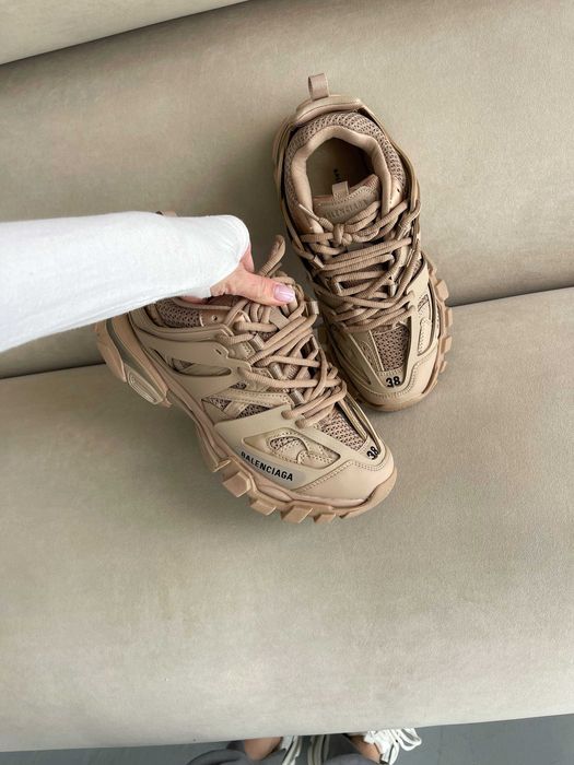 Кросівки Balenciaga Track 3.0 Beige люкс версія