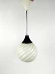 Lampa wisząca „Slimak”  Nowa Huta  PRL retro art deco vintage