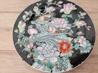 Chińska porcelana talerze ozdobne ręcznie zdobione