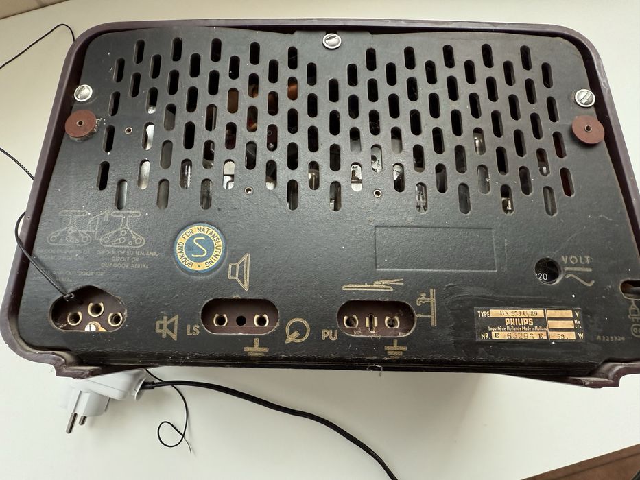 Radio lampowe Philips BX253U/89 - lata 50