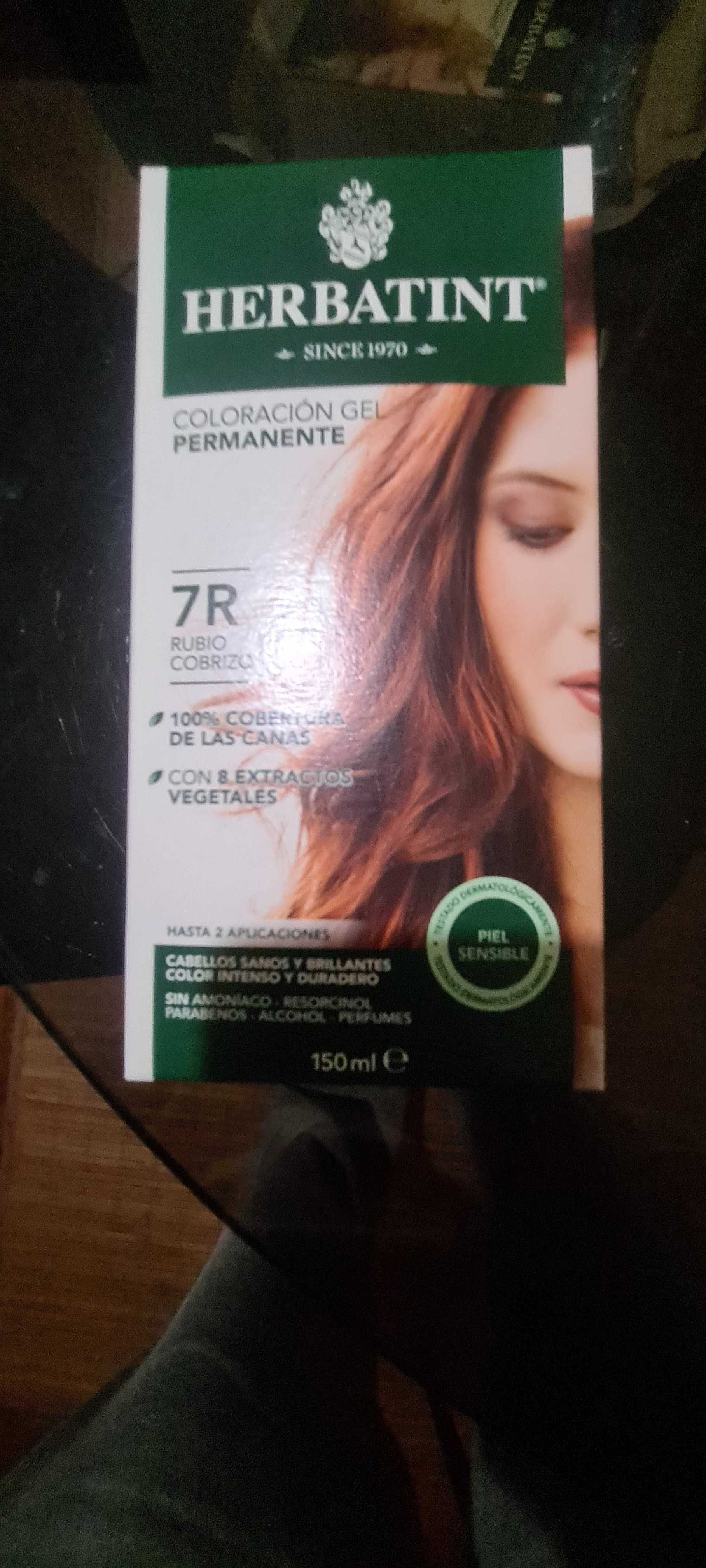 Coloração cabelo Herbatint FF6 7R e 8R
