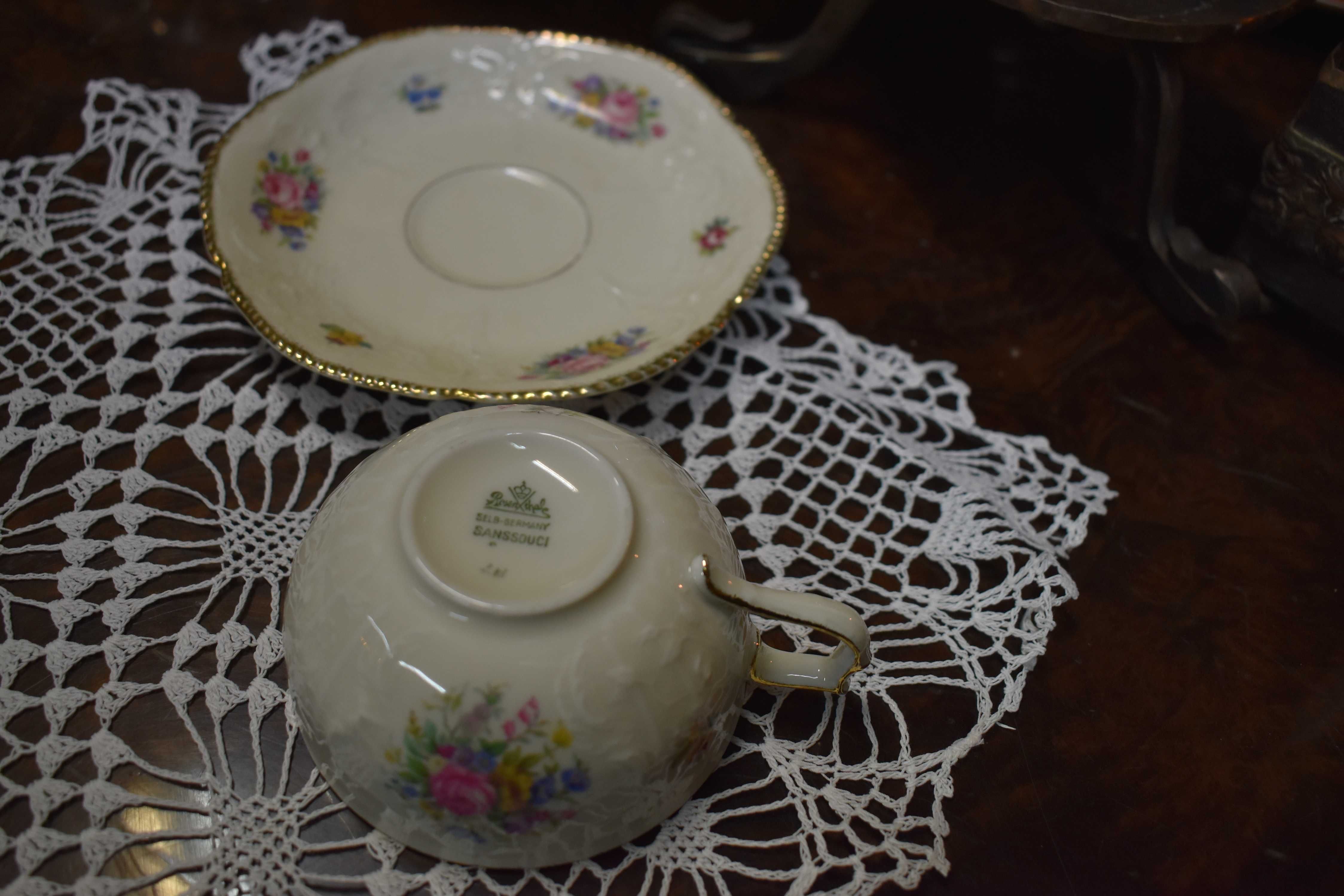 Filiżanka ze spodkiem Rosenthal sanssouci
