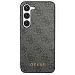 Etui Guess 4G Metal Gold Logo na Samsung Galaxy S24 Ultra - czarne