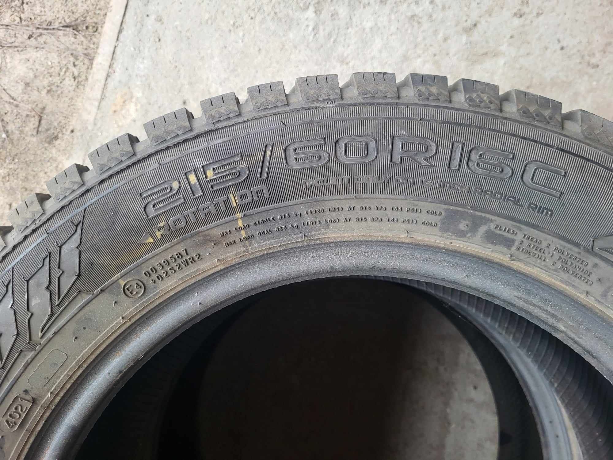 Opony zimowe 215/60 R16 C 103/101 T