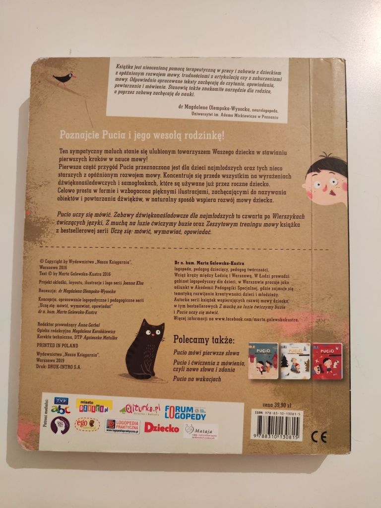 Pucio uczy się mówić - Marta Galewska-Kustra "