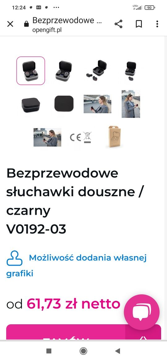 Bezprzewodowe sluchawki